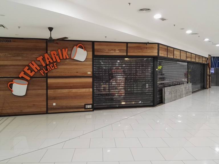 Quite sadly, the mall has become a graveyard of shops which have folded.