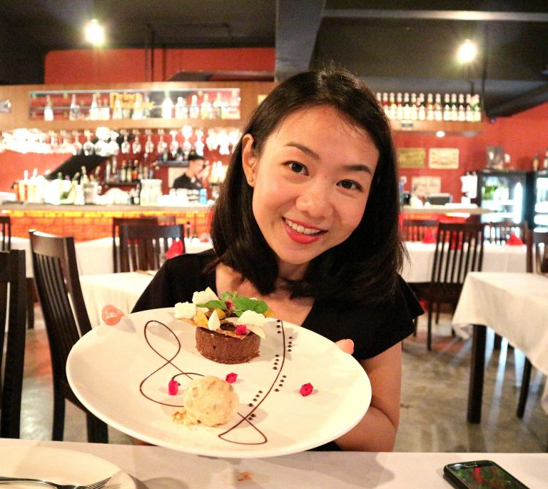 Wei Lynn like most girls, has a special dessert stomach! She will complain she's full before we finish the mains but then when the dessert arrives miraculously she can eat it!