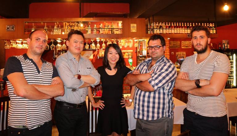 A group pic with the young and vibrant team behind Rendez-vous Bangsar