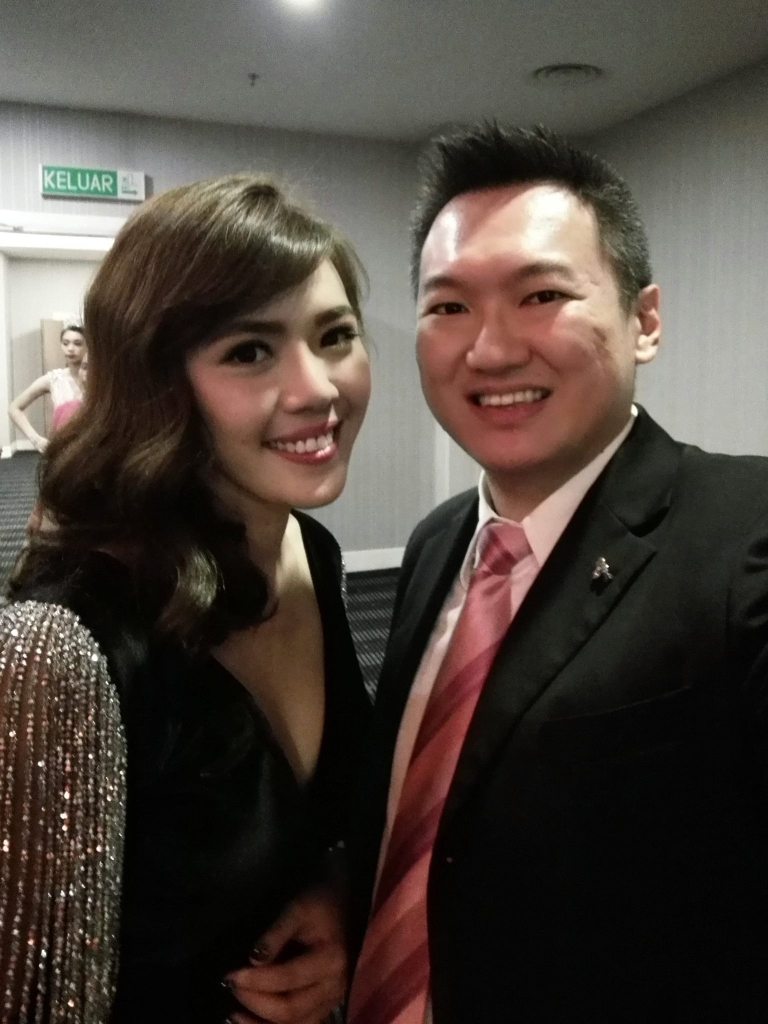 With Moo Yan Yee, National Director of the Ms Malaysia Global Beauty Queen 2016