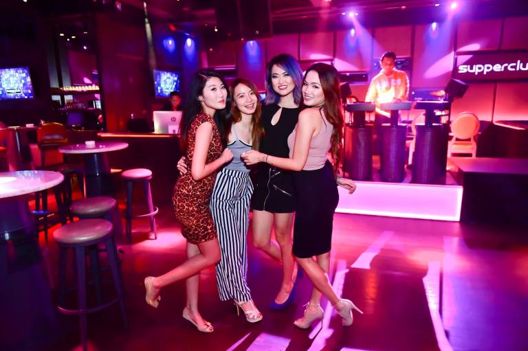 The establishment transforms into a club later into the night so you can just stay there and party