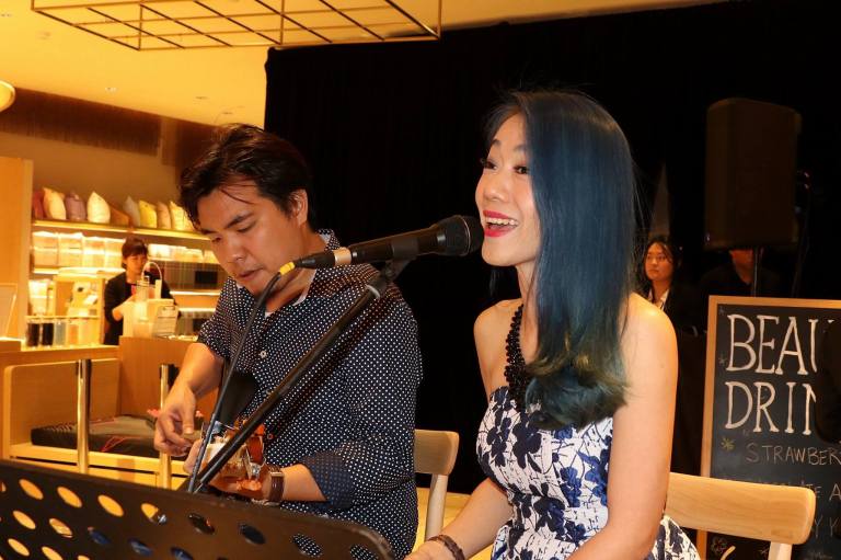 Saw my old friend Cookie J performing on Level 2