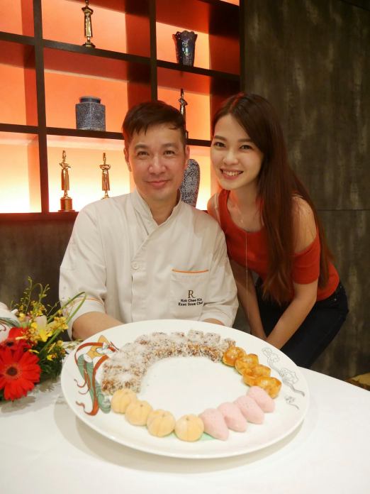 Joyce with Chef Kin