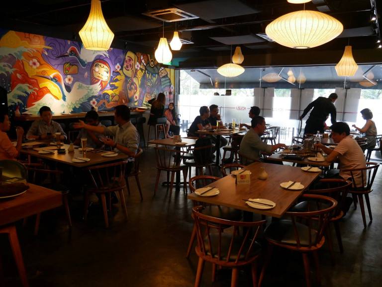 The interior of the outlet has Japanese manga styled murals which make a very Insta friendly backdrop for photos indeed