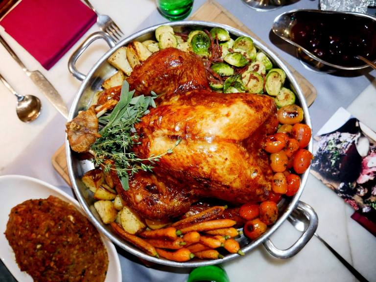 Roast turkey especially for Christmas and NYE