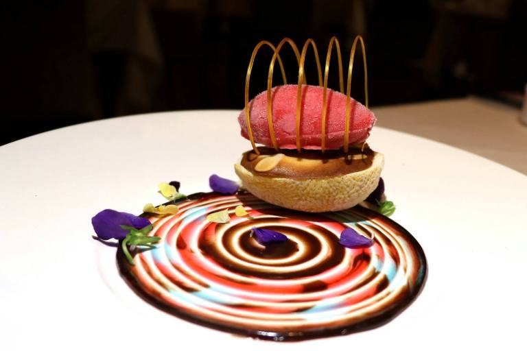 This is the pretties palate cleanser/ sorbet that I've ever had!