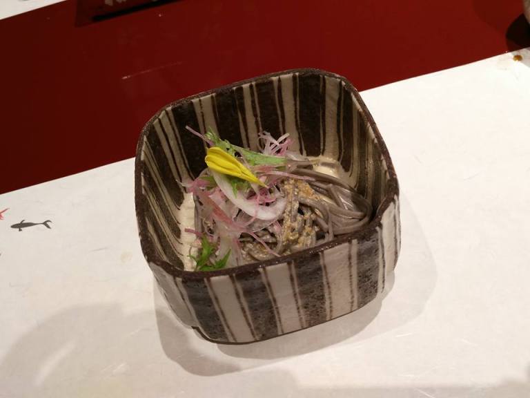 Oshinogi -- Echizen Soba Salad (soba from Fukui)