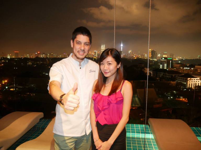 My partner in crime with Chef Jeff Ramsey