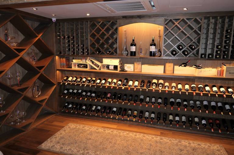 A large selection of wines are available - from affordable labels to the more premiums ones