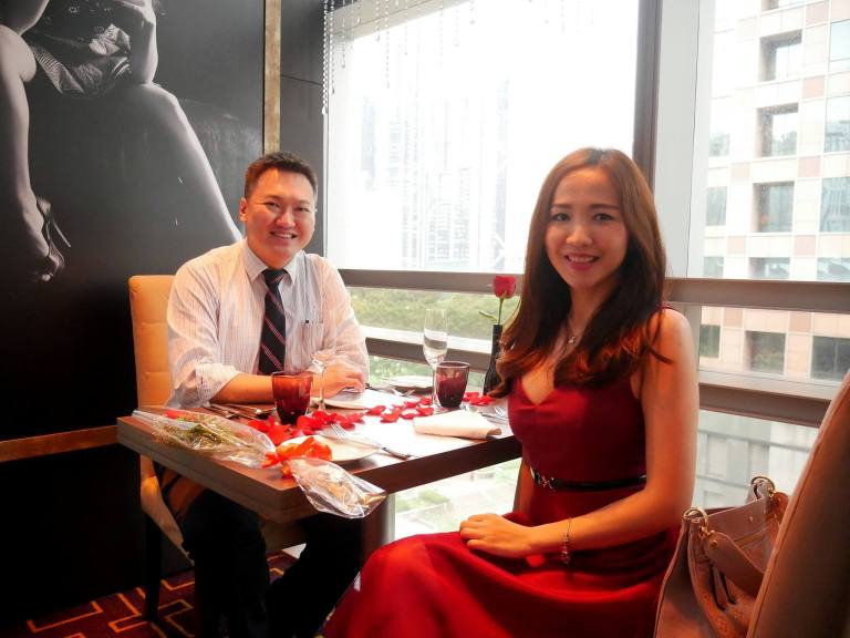 We got to try the Valentine's Day menu at Gobo Upstairs Lounge & Grill which is located on the 6th floor of Traders Hotel KL