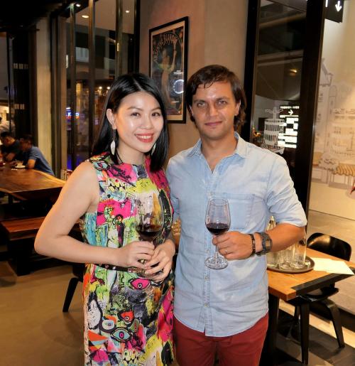 Sylvia with Diego from Kidia Wines