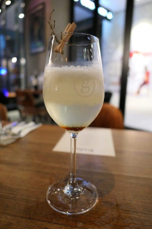 Modified Pisco Sour with Gula Melaka