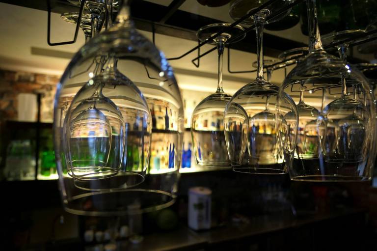 The restaurant has a fully stocked bar serving everything from aperitifs to beer, wine and liquor.