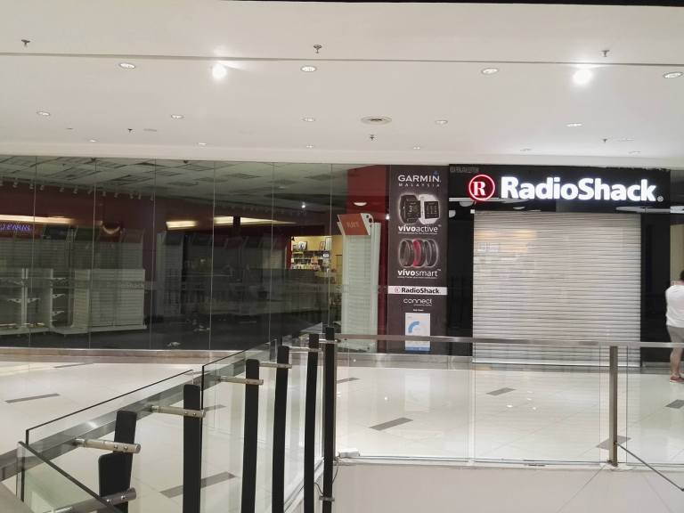The Radioshack outlet has closed down