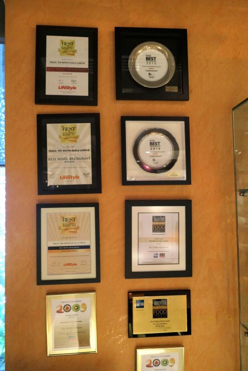 Prego has won many awards over the years