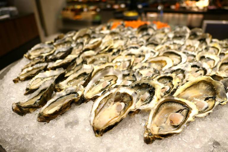 Fresh oysters Lemon Garden Shangri-La Kuala Lumpur