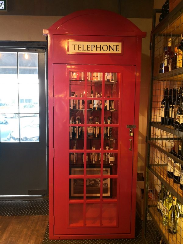 British phone booth