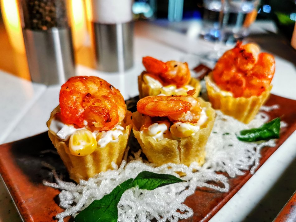Tiger Prawn Top Hats Skybar Kuala Lumpur
