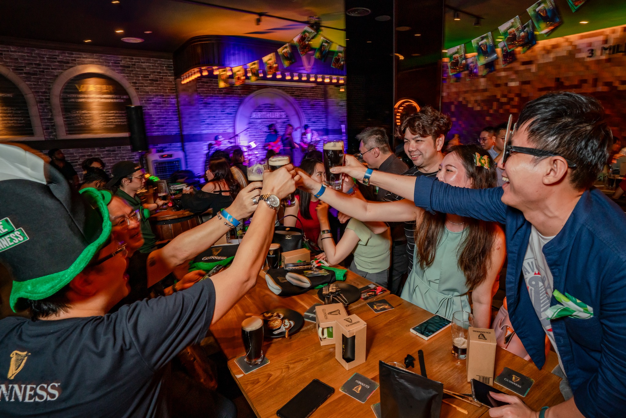 Guests enjoying themselves at the Guinness St. Patrick's event at Arthur's Storehouse, Pavilion KL (2)