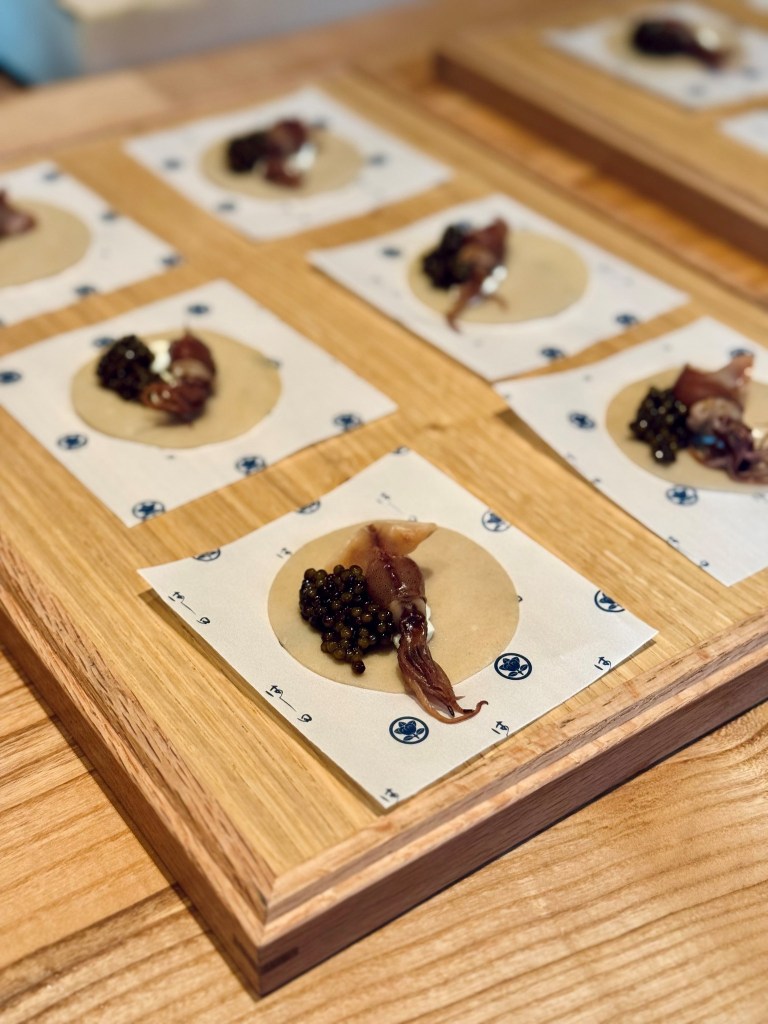 Soba Taco x Firefly Squid x Caviar