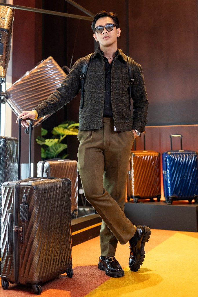 Aedy Ashraf with the 19 Degree Lite Short Trip Packing Case in Titanium Grey