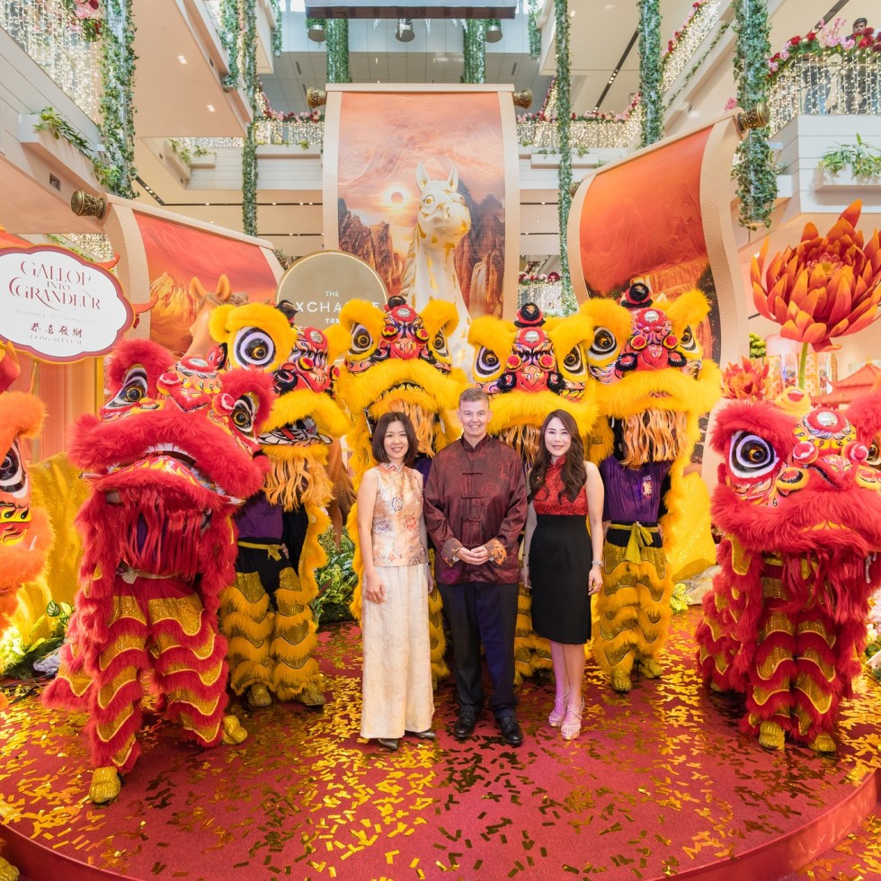 The Exchange TRX’s Chinese New Year campaign – Gallop Into Grandeur, was officially launched by, Trevor Hill, General Manager, Elaine Teh, Director of Asset Management and Jessica Leong, Head of Marketing at The Exchange TRX on 15 January