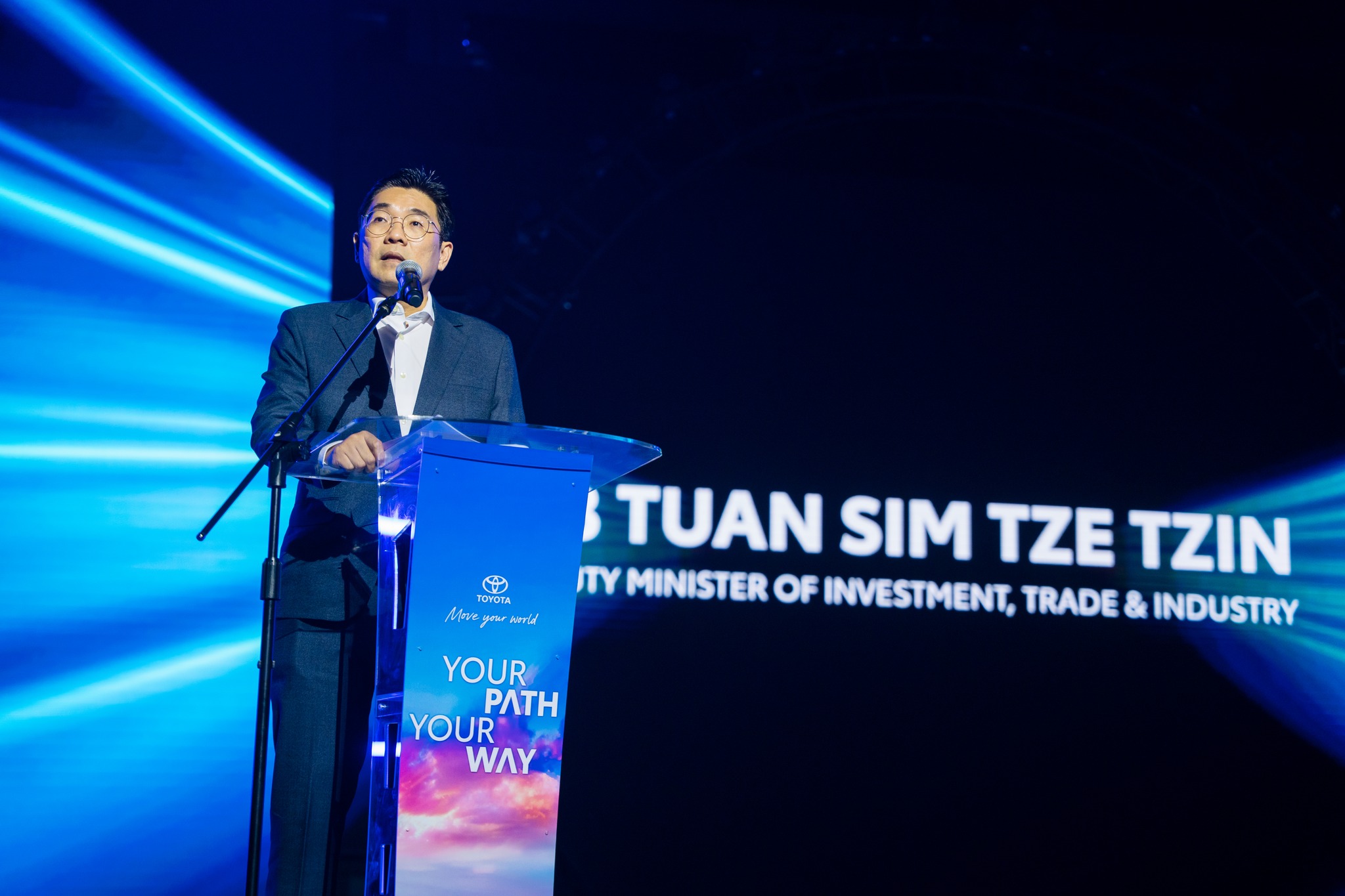 Speech by YB Tuan Sim Tze Tzin, Deputy Minister of Investment, Trade and Industry (MITI) during the Toyota BEV Launch