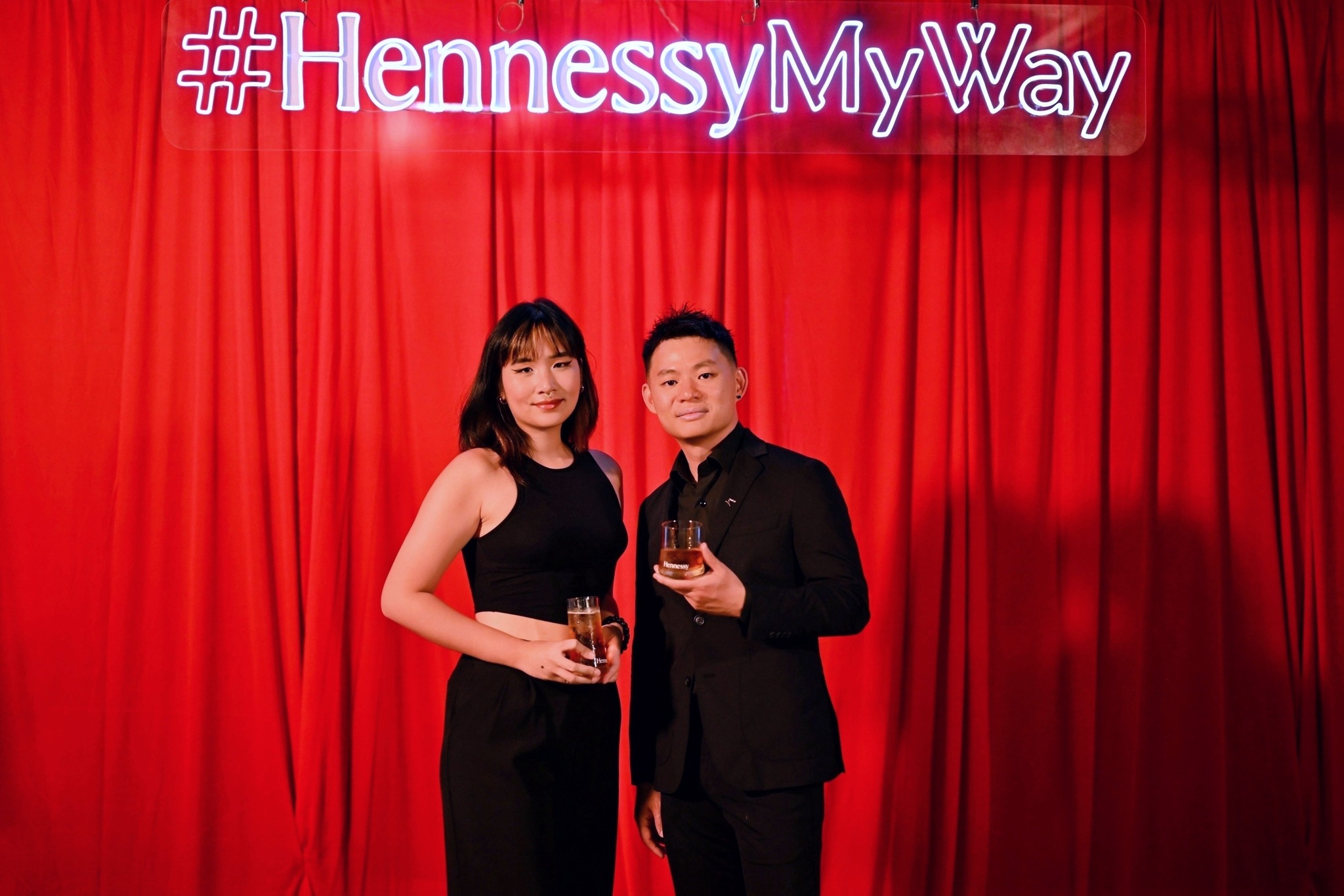 [From L to R] Bar None Co-owner and Hennessy MyWay Alumni  Raz Ng and Oh Chong Hau