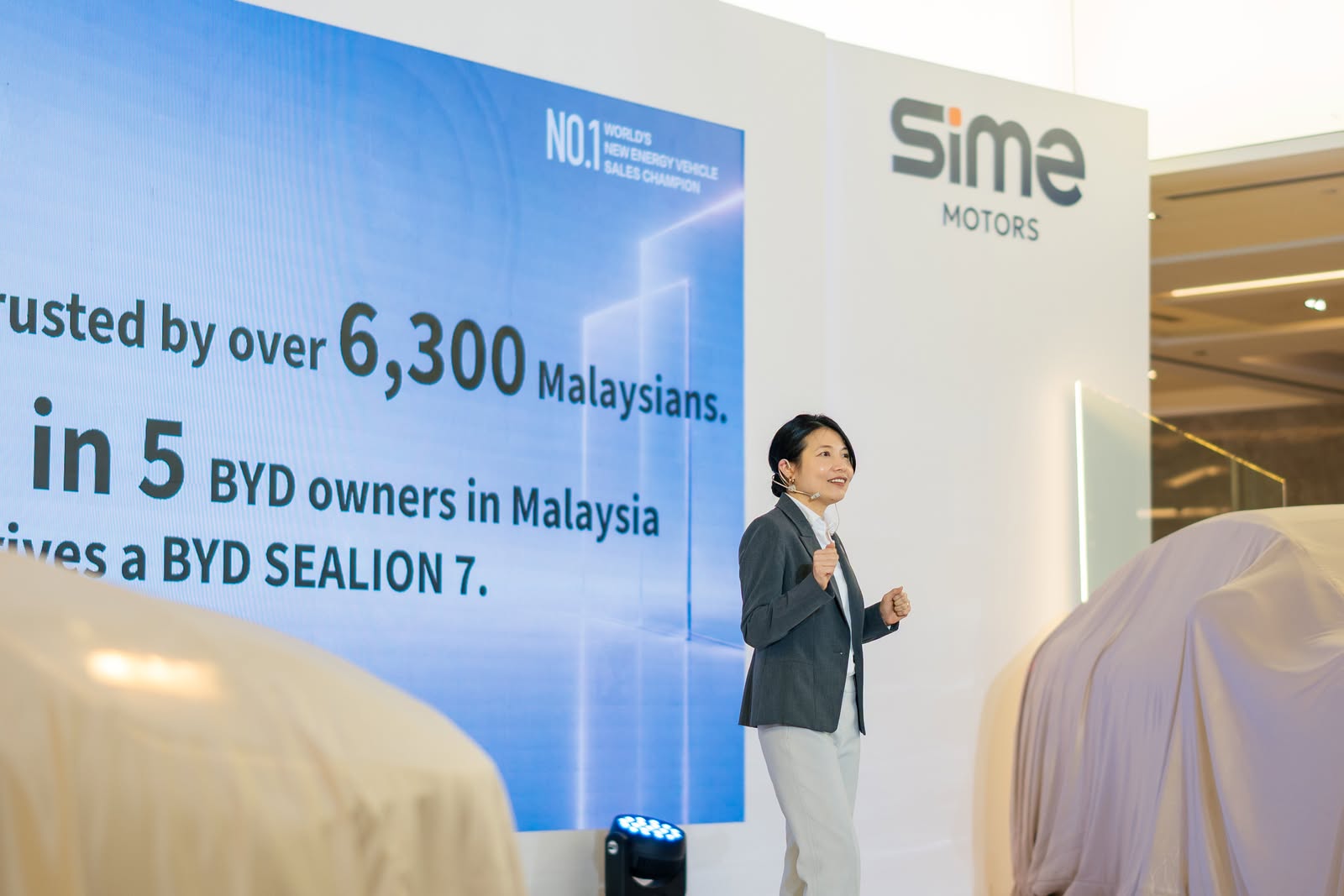 Adeline Lew, managing director of BYD Sime Motors