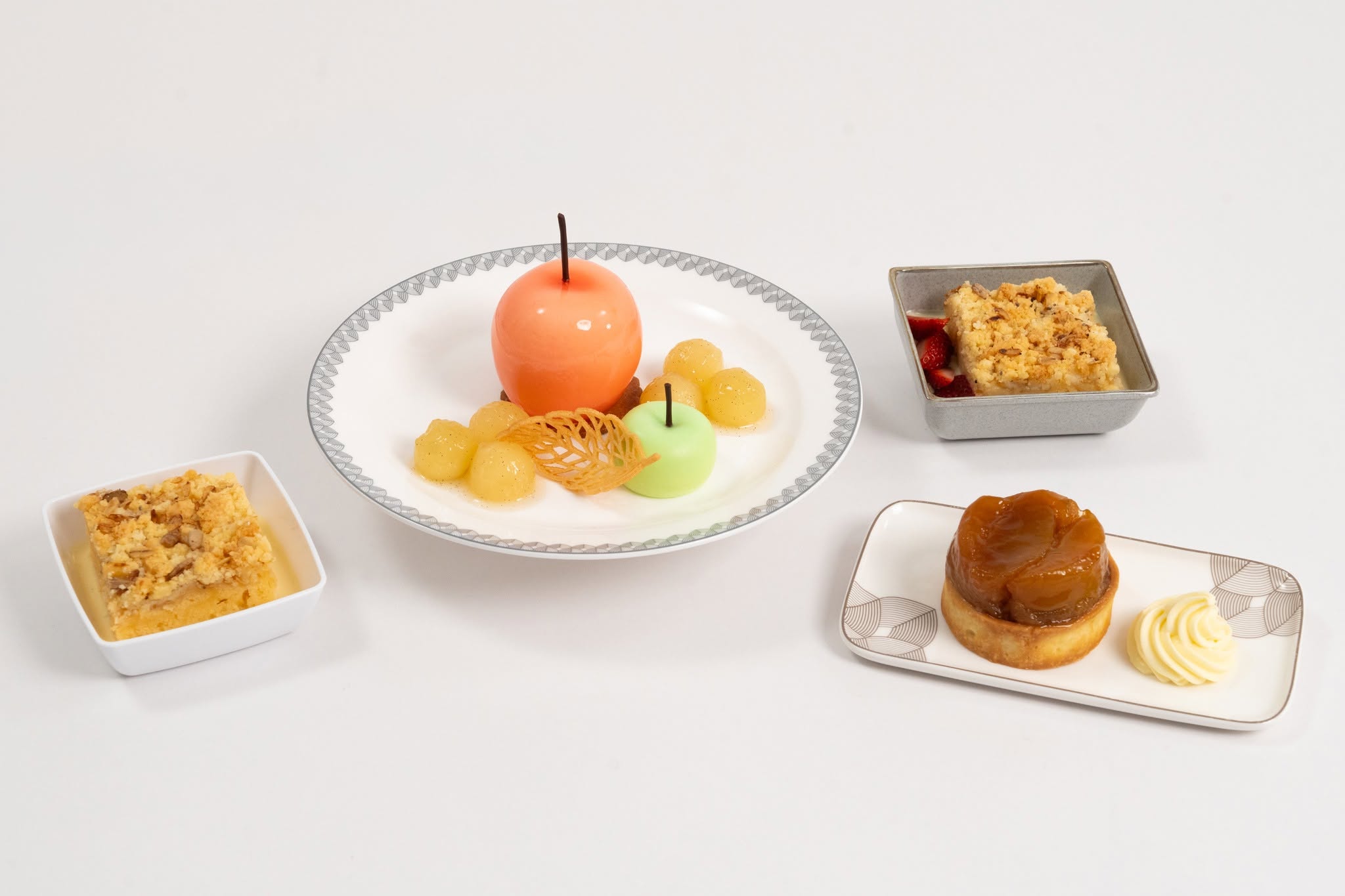 Apple Tart Across Cabin Classes