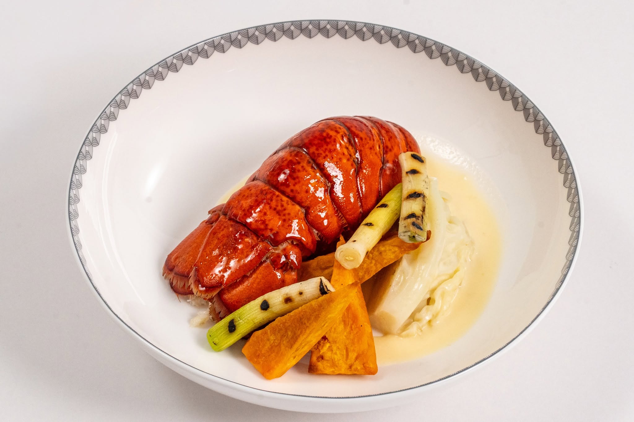 First Class Poached Maine Lobster with Champagne Sauce