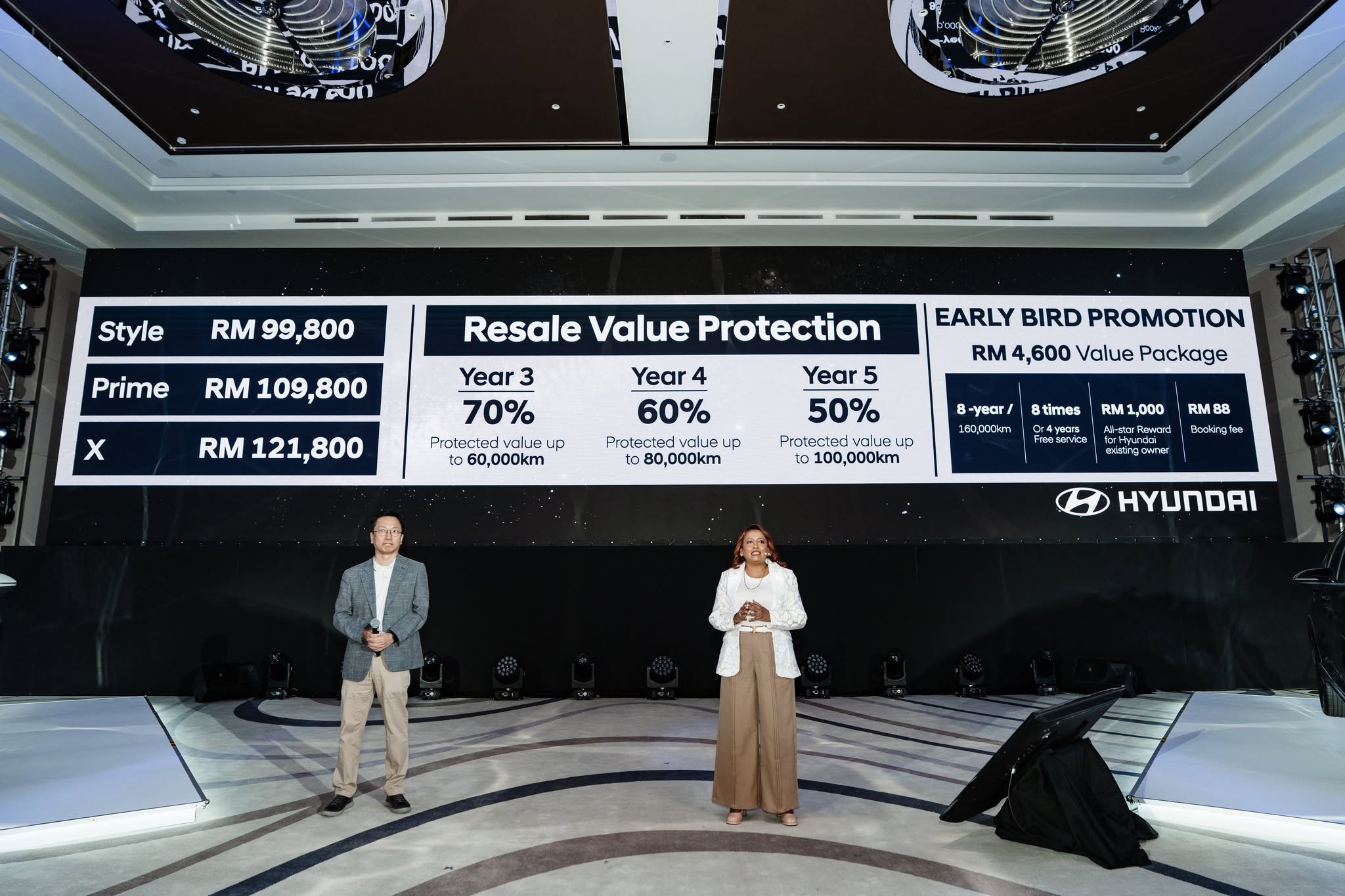 • Mr. Eric Lee, President of Hyundai Motor Malaysia
• Ms. Jahabarnisa Haja Mohideen, Managing Director of Hyundai Motor Malaysia,