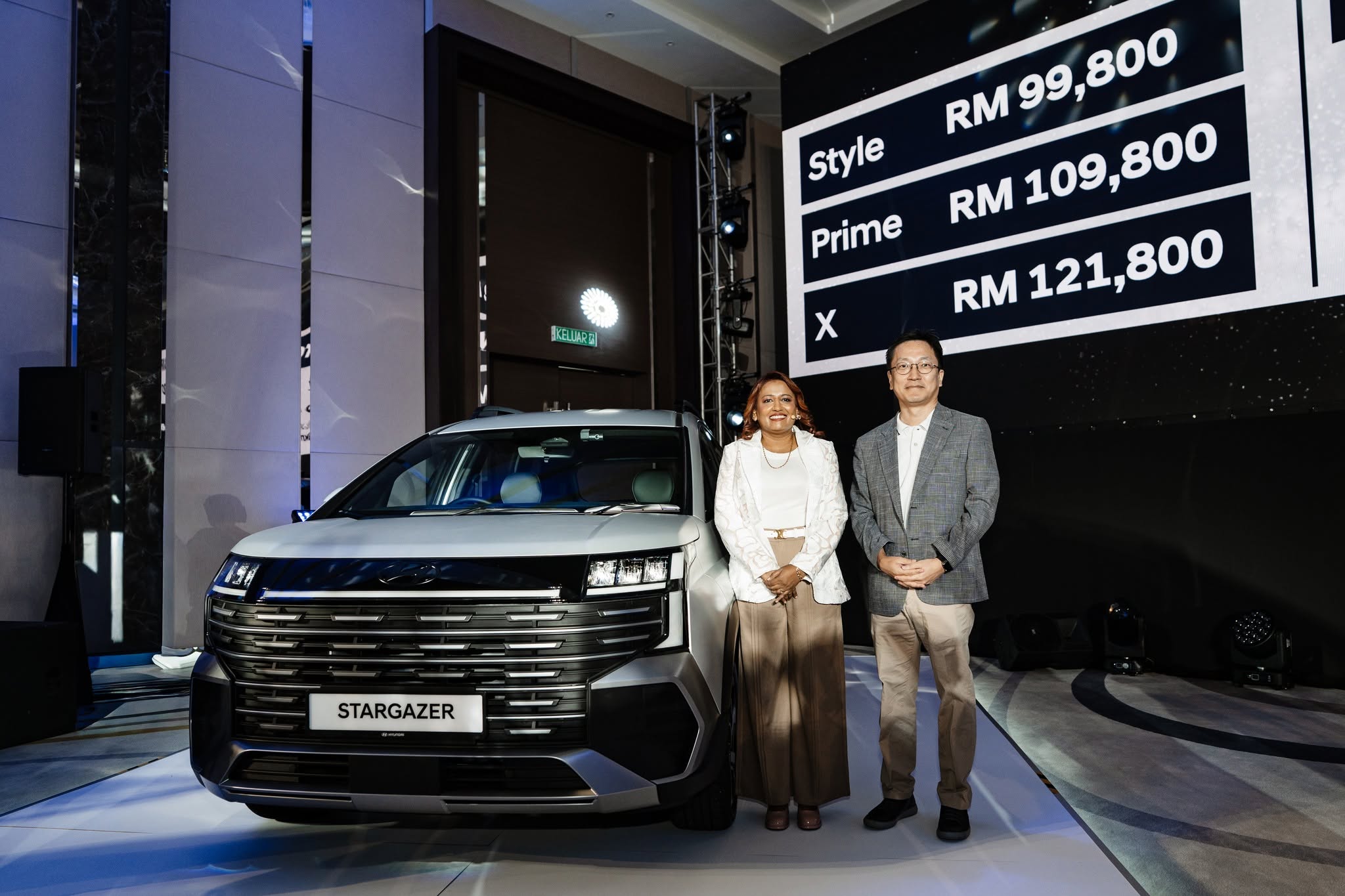 • Mr. Eric Lee, President of Hyundai Motor Malaysia
• Ms. Jahabarnisa Haja Mohideen, Managing Director of Hyundai Motor Malaysia